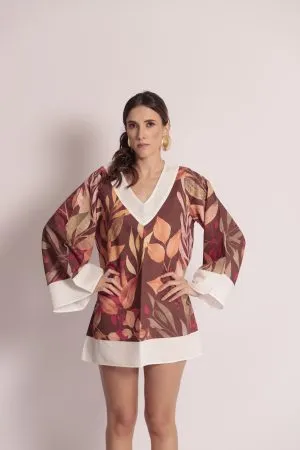 Ula estampada café