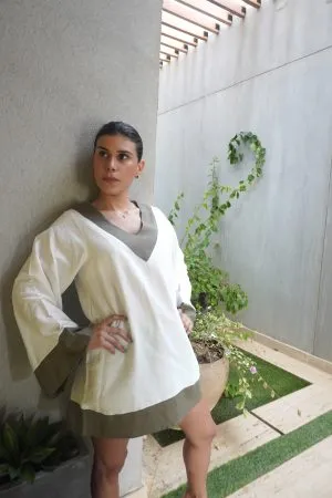 Ula Blanca con Olive green